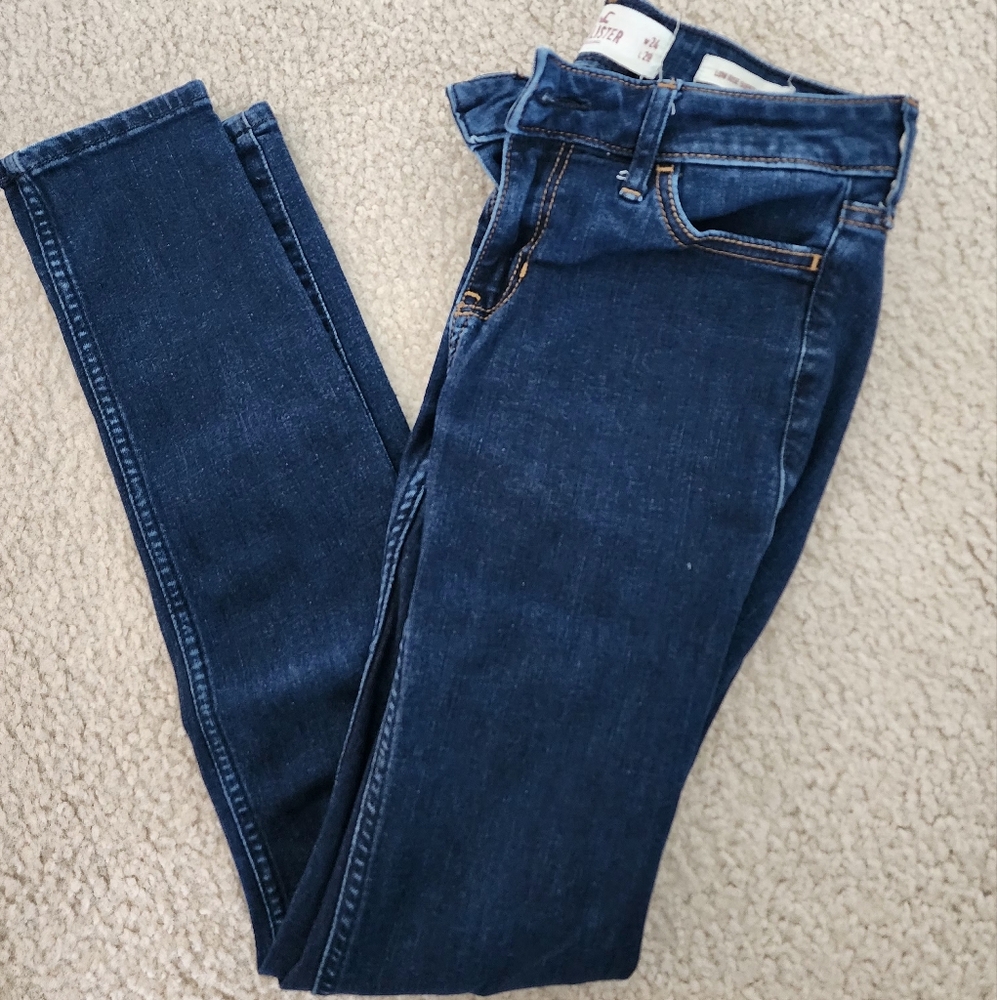 Hollister Blue Jeggings Sleek Comfort Fit